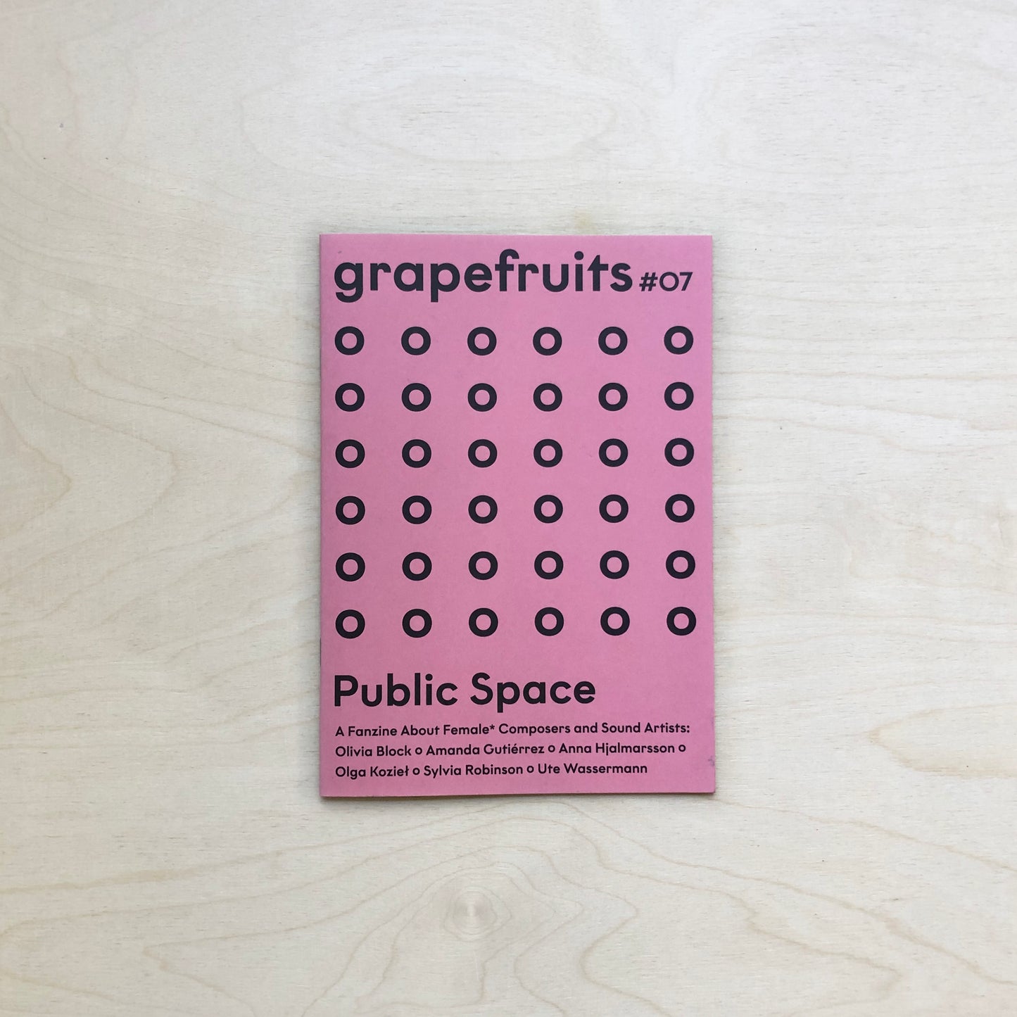 Grapefruits fanzine, issue #07: Public Space