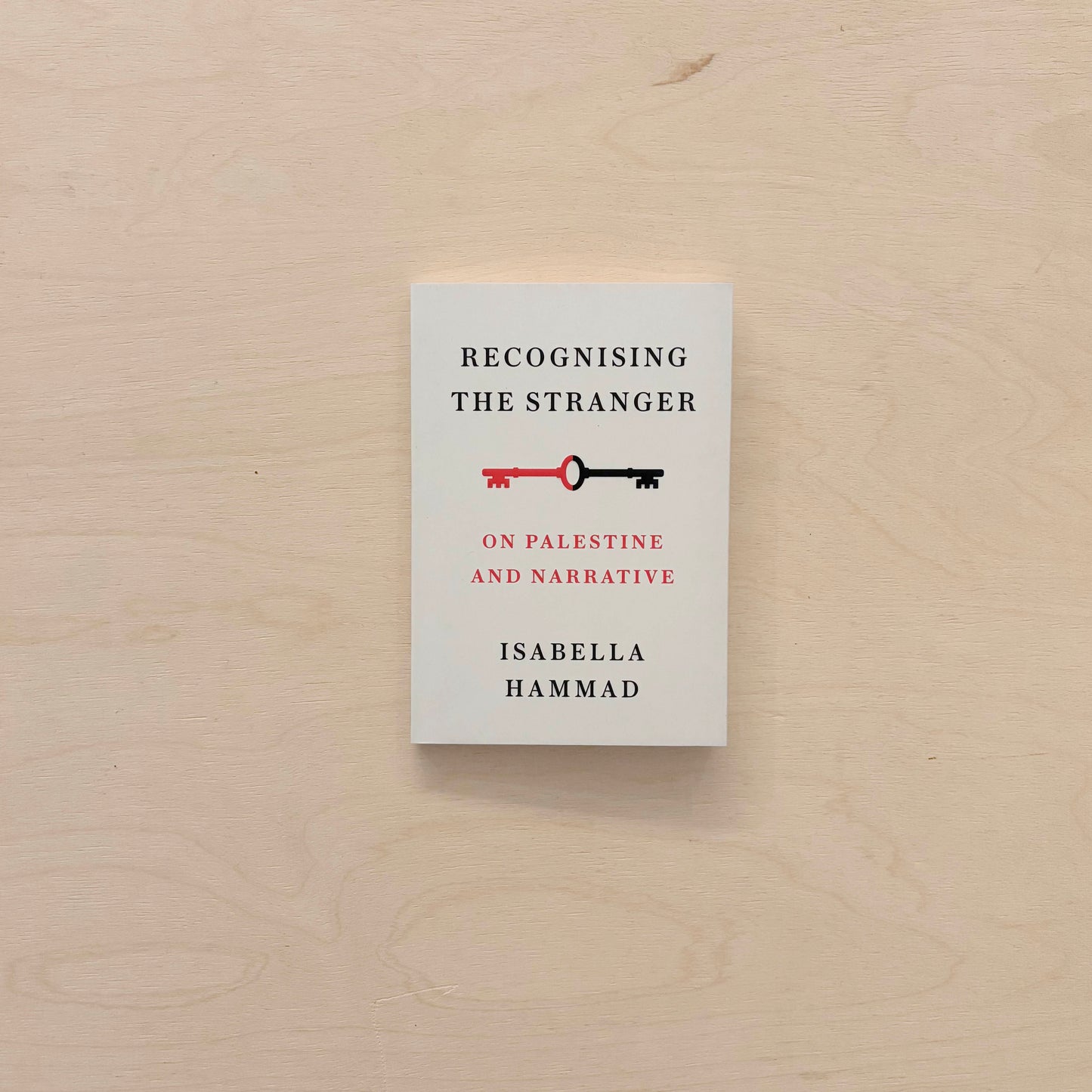 Recognising the Stranger - On Palestine and Narrative