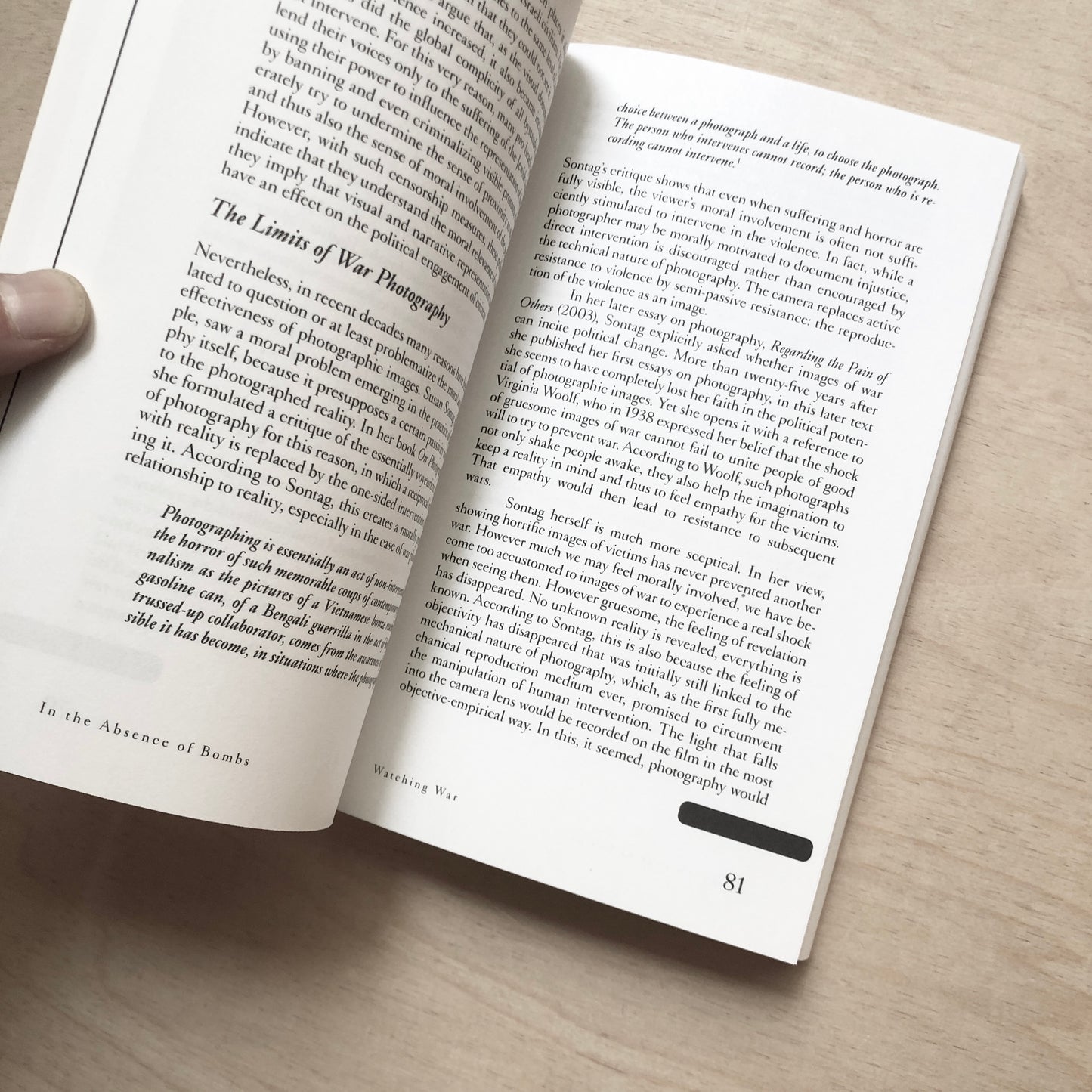 In the Absence of Bombs - Art, War, and Silence