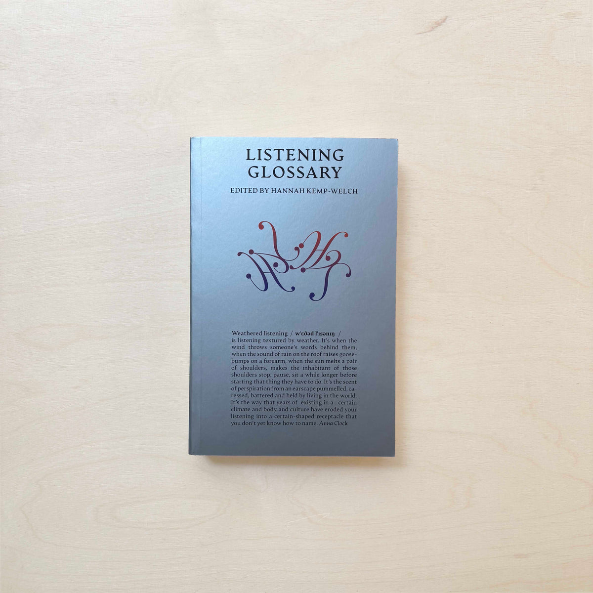 Listening Glossary