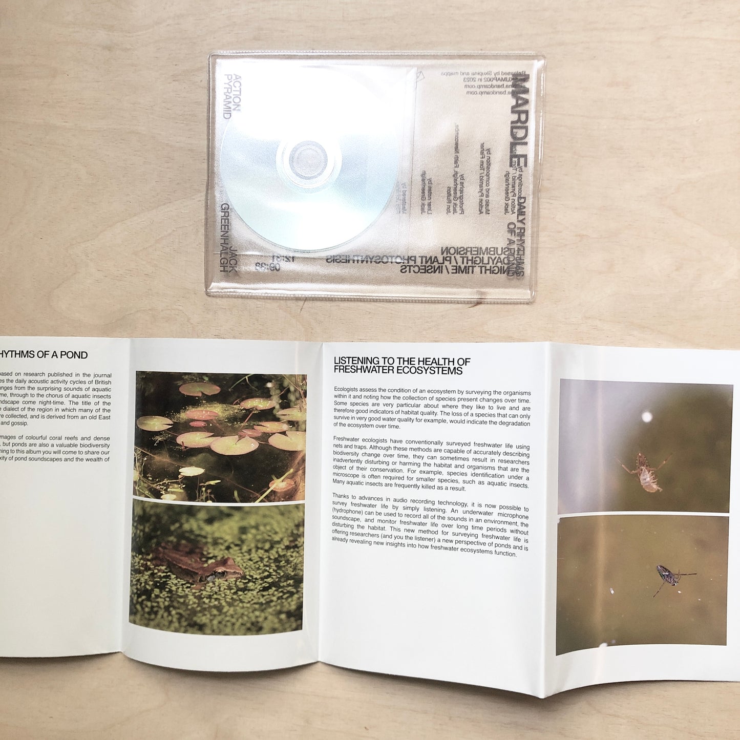 Action Pyramid & Jack Greenhalgh - Mardle: Daily Rhythms of a Pond - CD + booklet