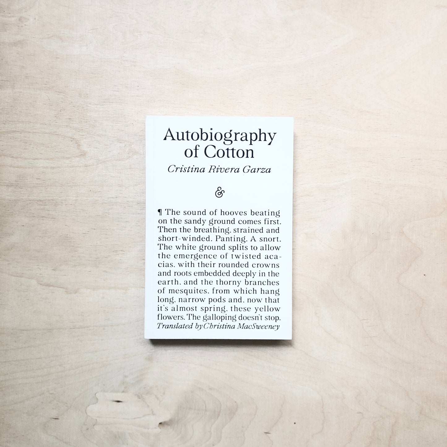 Autobiography of Cotton