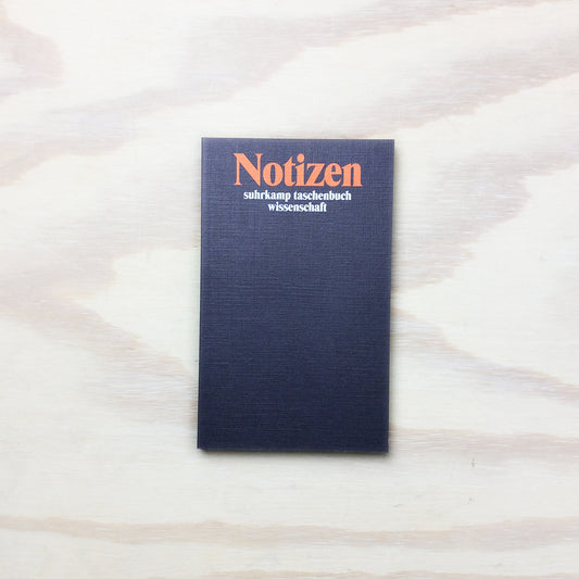 Notizen - Notizbuch suhrkamp taschenbuch wissenschaft