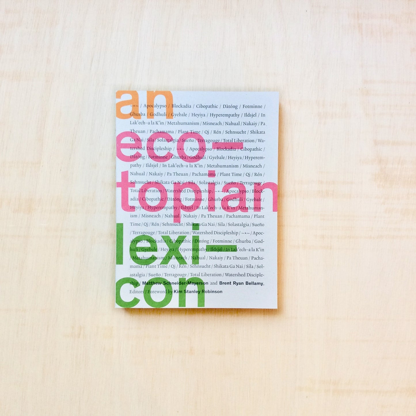 An Ecotopian Lexicon