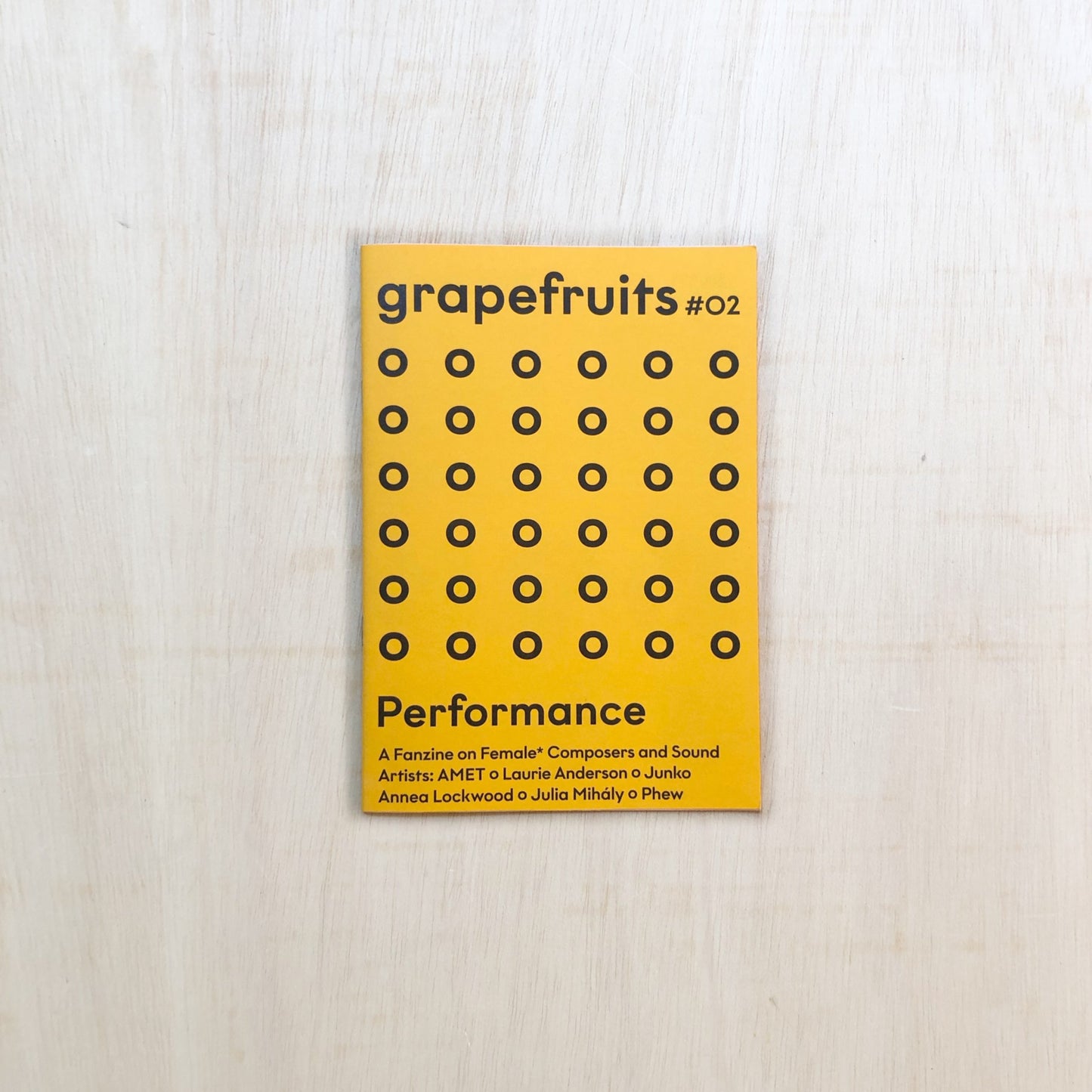grapefruits fanzine, issue #02: performance